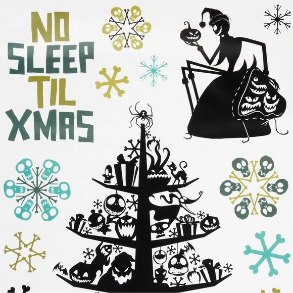 DISNEY Nightmare Before Christmas Tim Burton Window Cling Decorations NIB - Picture 4 of 6